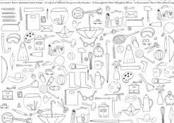 40 Placemats to Colour In