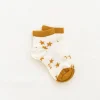 Printed Short Socks | Goldenrod Shooting Stars