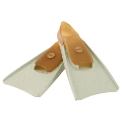 100% Pure Natural Rubber Fins in Mottled Minty Green
