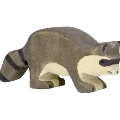 Racoon Wooden Figure