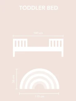 Rainbow Rug - Rusty Pink
