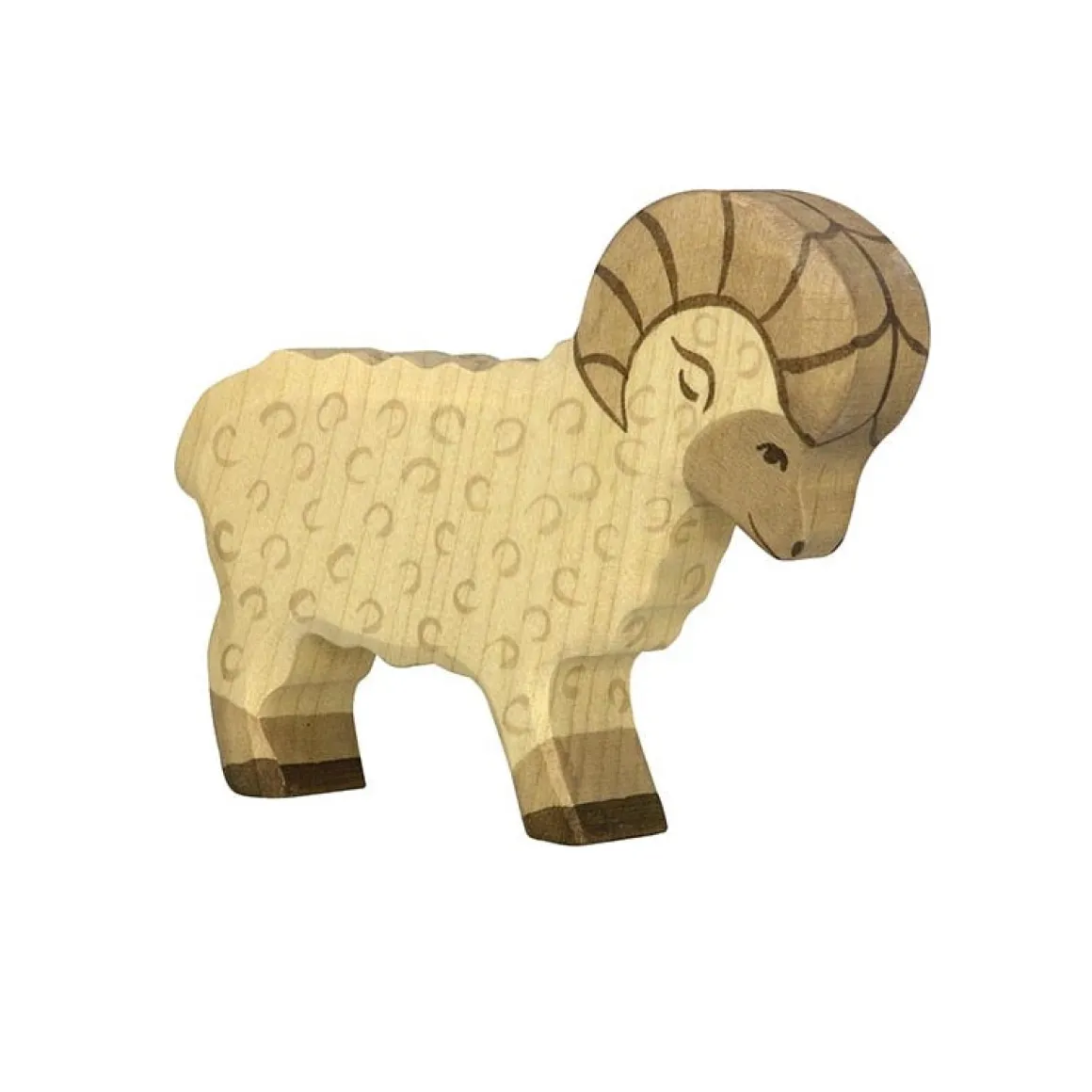 Ram Wooden Figure