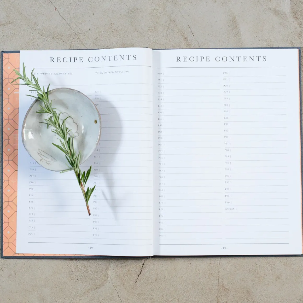 Recipes Passed Down STONE by Write To Me
