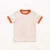 Retro Tee | Oatmeal w/ Red Rock Trim