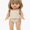 Ribbed Knit Girl's Doll Underwear | Linen for Minikane x Gordis Dolls