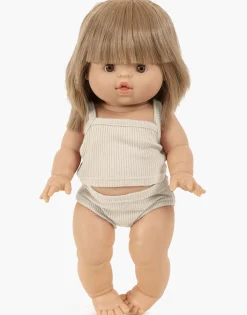 Ribbed Knit Girl's Doll Underwear | Linen for Minikane x Gordis Dolls