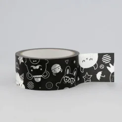 Ricemonsters Black Paper Tape by Noodoll (35 metres)