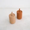 Rommer Silicone Cup Set - Cinnamon/Nude