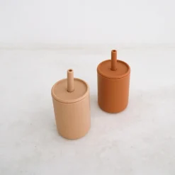 Rommer Silicone Cup Set - Cinnamon/Nude