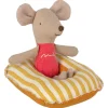 Rubber Boat for Small Mouse | Yellow Stripe