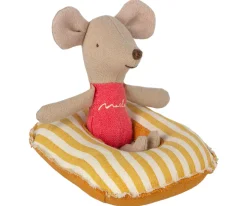 Rubber Boat for Small Mouse | Yellow Stripe