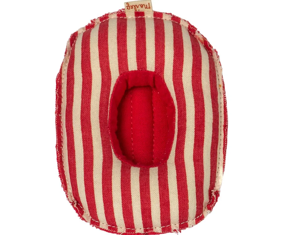 Rubber Boat for Small Mouse | Red Stripe