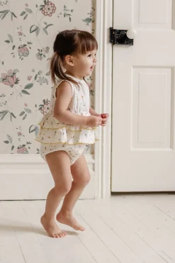 Ruffle Onesie | Lilac Fields