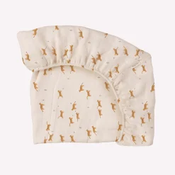 Savannah Print Muslin Fitted Sheet