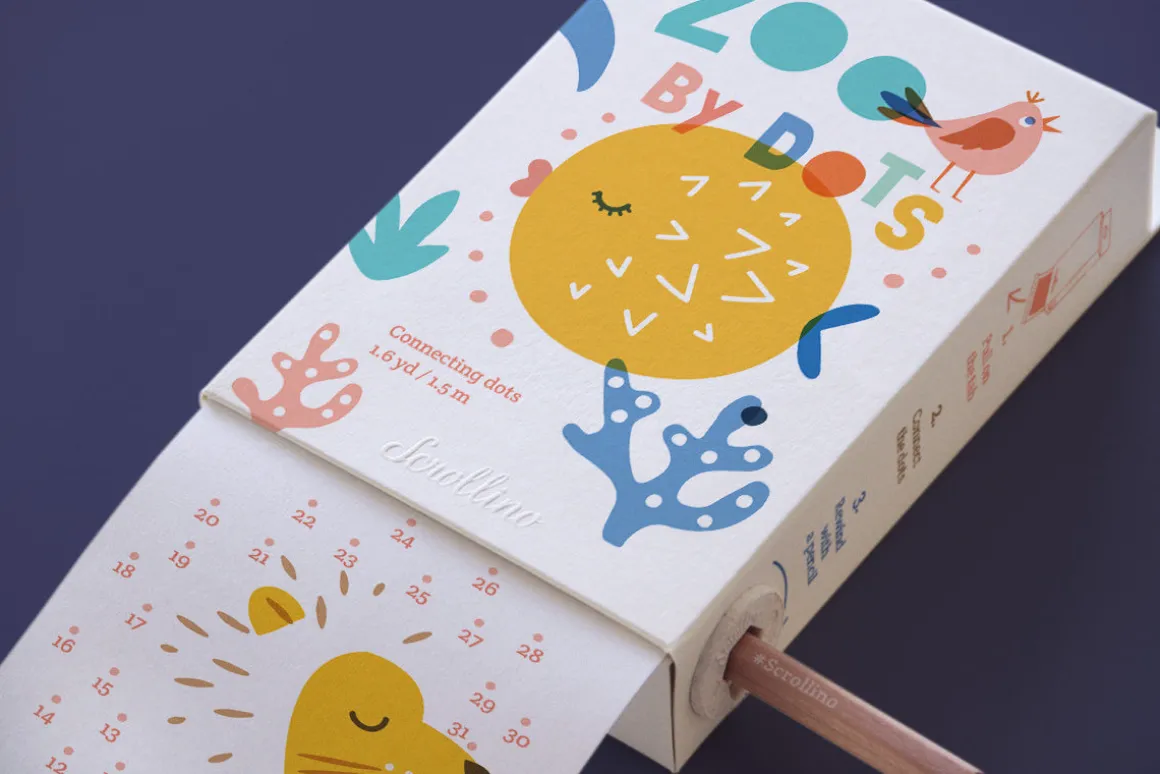 Scrollino Zoo by Dots