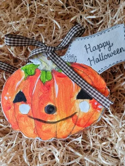 Set of 3 Illustrated Halloween Tags | Pumpkins