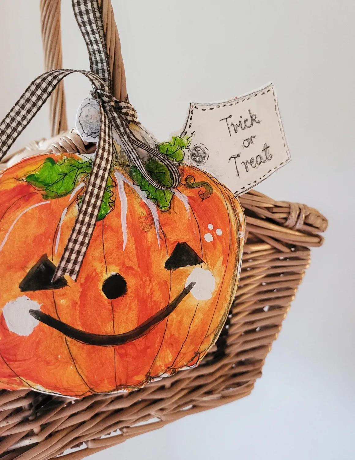Set of 3 Illustrated Halloween Tags | Pumpkins