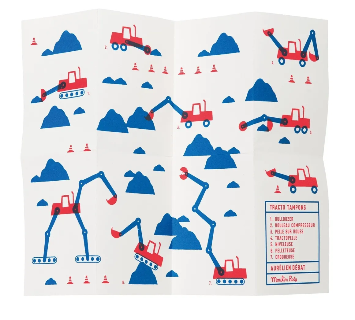 Set of 9 Ink Stamps | Diggers