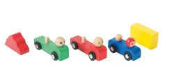Set of Wooden Car & Trucks