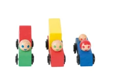 Set of Wooden Car & Trucks