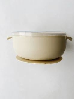 Silicone Non-slip Bowl in Oat