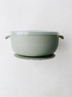 Silicone Non-slip Bowl in Sage