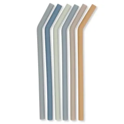 100% Silicone Straws Set (Pack of 6)