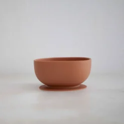 Silicone Suction Bowl | Cinnamon