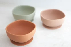 Silicone Suction Bowl | Cinnamon