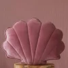 Soft Velvet Shell Cushion | Dusty Pink