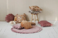 Soft Velvet Shell Cushion | Dusty Pink