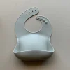 Solid Silicone Bib in Cloud by Rommer
