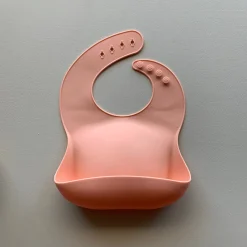 Solid Silicone Bib in Melon by Rommer