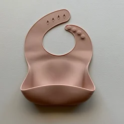 Solid Silicone Bib in Nude by Rommer