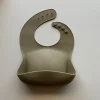 Solid Silicone Bib in Olive by Rommer