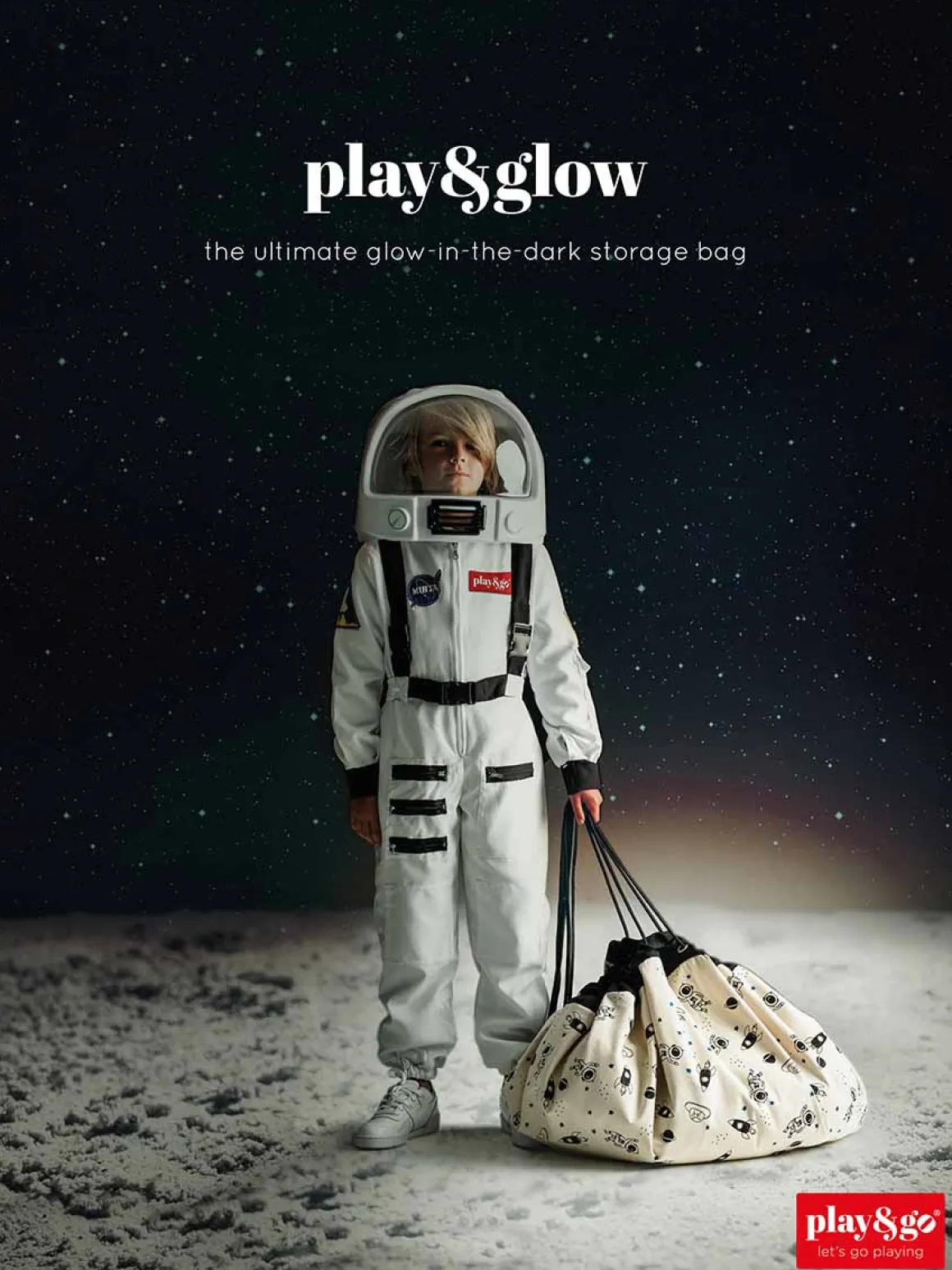 Space Glow in the Dark Playmat and Storage Bag by Play&Go