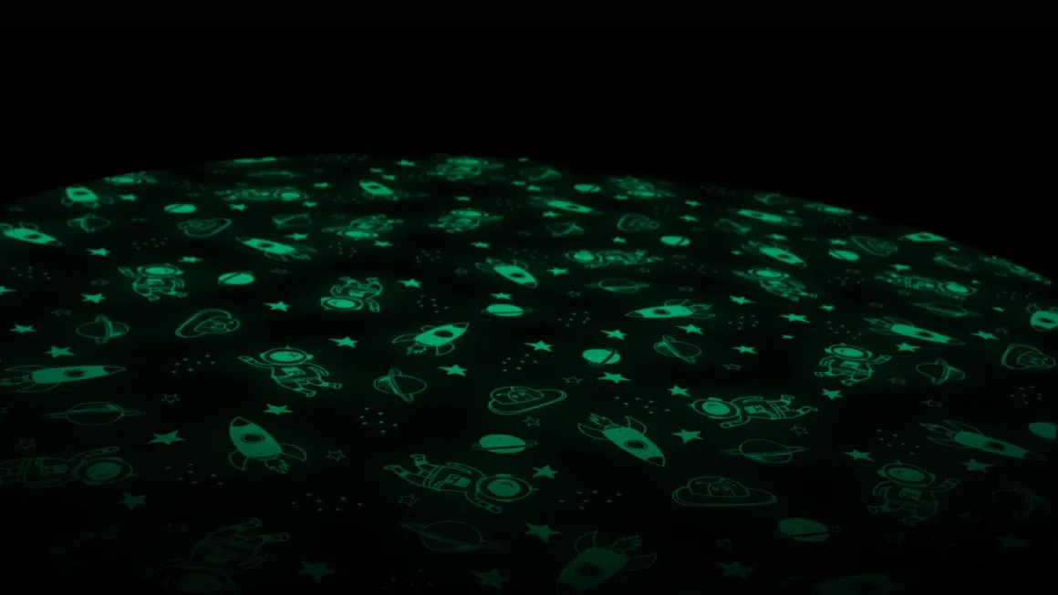 Space Glow in the Dark Playmat and Storage Bag by Play&Go