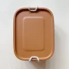 Stainless Steel Lunch Box w. Removable Divider | Terracotta
