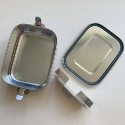 Stainless Steel Lunch Box w. Removable Divider | Ocean