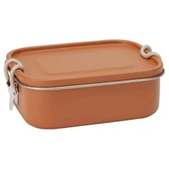 Stainless Steel Lunch Box w. Removable Divider | Terracotta