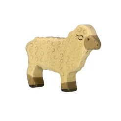 Standing Sheep Wooden Figure
