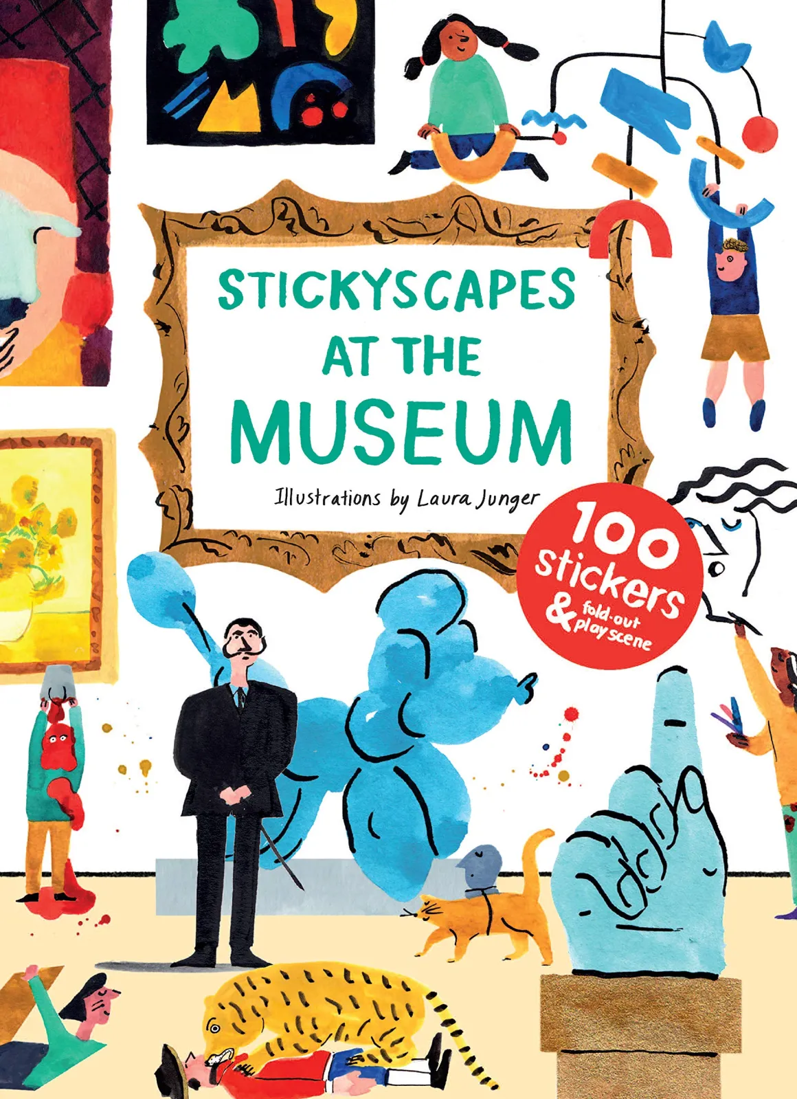 Stickyscapes at the Museum - Sticker Book with 100 Stickers