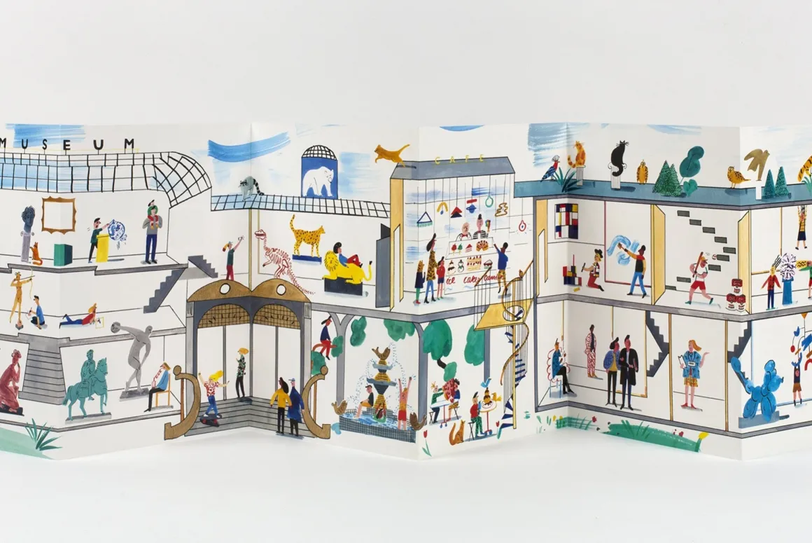 Stickyscapes at the Museum - Sticker Book with 100 Stickers