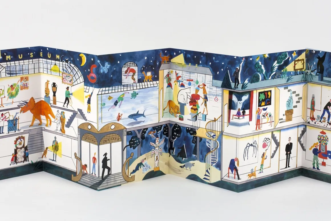 Stickyscapes at the Museum - Sticker Book with 100 Stickers
