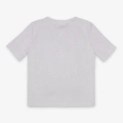 Stripes Buttoned Organic Cotton T-Shirt