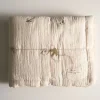Swallows Embroidered Baby Quilt