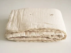 Swallows Embroidered Baby Quilt