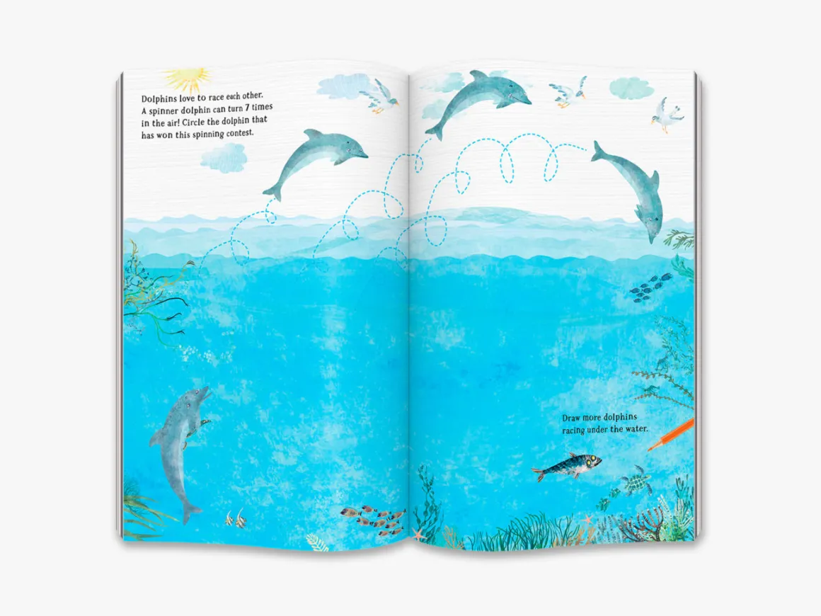 The Big Sticker Book of the Blue