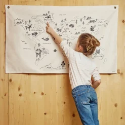 The World Map by Rose in April