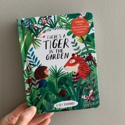 There's a Tiger in the Garden (Board book)